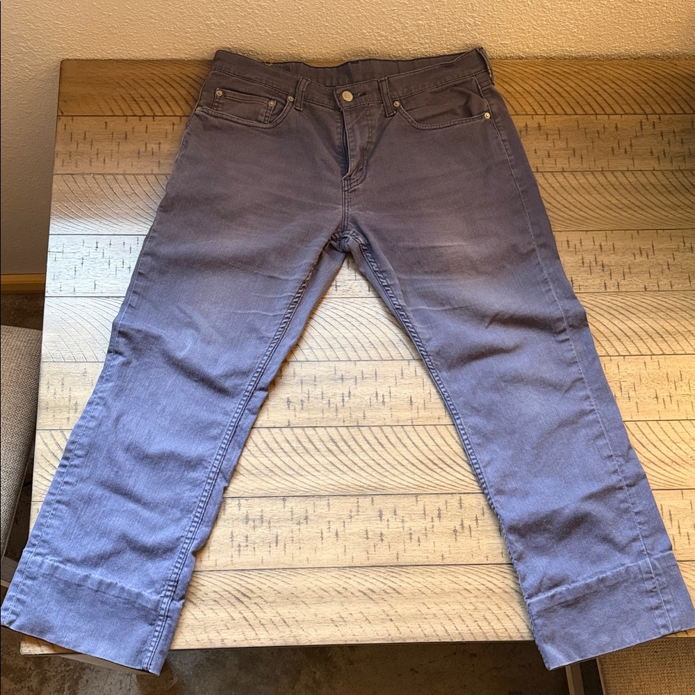 Men’s Jean Levi 559 Relaxed Straight (Gray Twill) 32x32